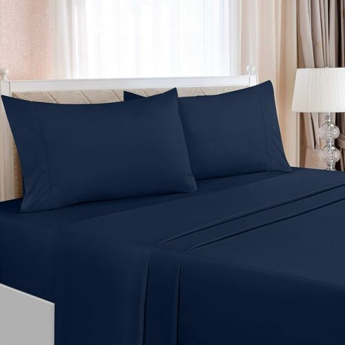 Soft Brushed Microfiber 4 Piece Bed Sheet Set with Pillow Cases Utopia Bedding - Image 58