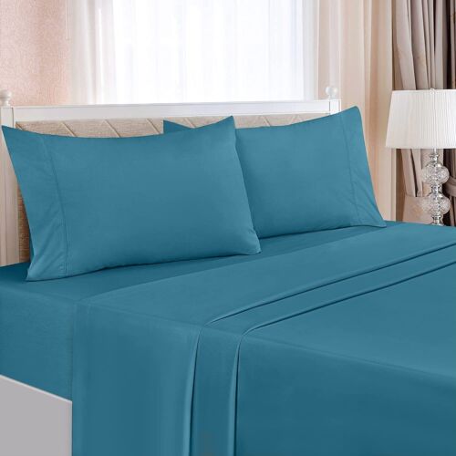 Soft Brushed Microfiber 4 Piece Bed Sheet Set with Pillow Cases Utopia Bedding - Image 80