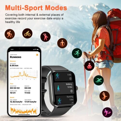 2025 Smart Watch For Men/Women, Waterproof Smartwatch Bluetooth iPhone Samsung - Image 12