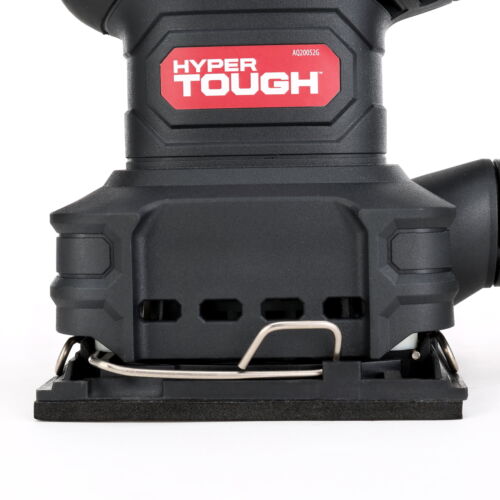 Hyper Tough 2 Amp Corded 1/4 Sheet Palm Sander with Dust Bag (60, 80 & 120 Grit) - Image 6