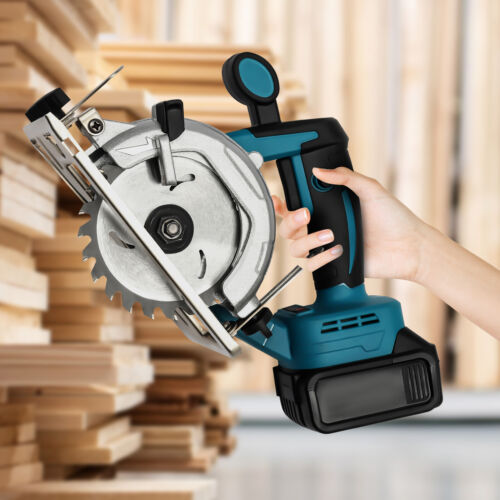 Cordless 100V Lithium-ion 6-1/2 inch Circular Power Saw w/ Battery & Charger New - Image 19