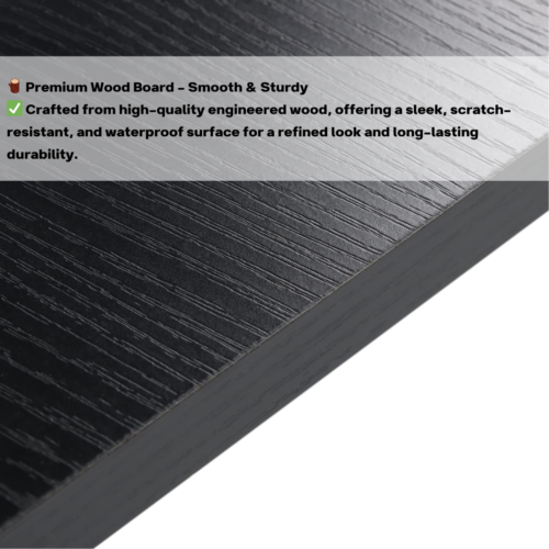 Computer Desk with Storage Shelves, 4-Tier Bookshelf, Spacious Work Surface