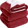 Sherpa Bed Blanket 480GSM Plush Blanket Fleece Reversible Blanket Utopia Bedding Sherpa Bed Blanket 480GSM Plush Blanket Fleece Reversible Blanket Utopia Bedding