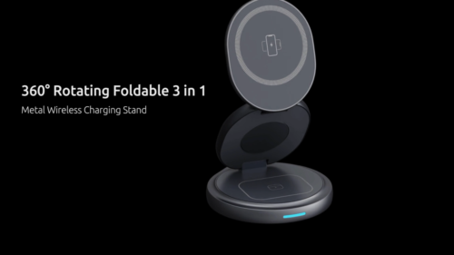 15W MagSafe 3-in-1 Wireless Charger Station for iPhone 15/14, AirPods, Watch - Image 2