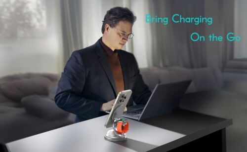 15W MagSafe 3-in-1 Wireless Charger Station for iPhone 15/14, AirPods, Watch - Image 5