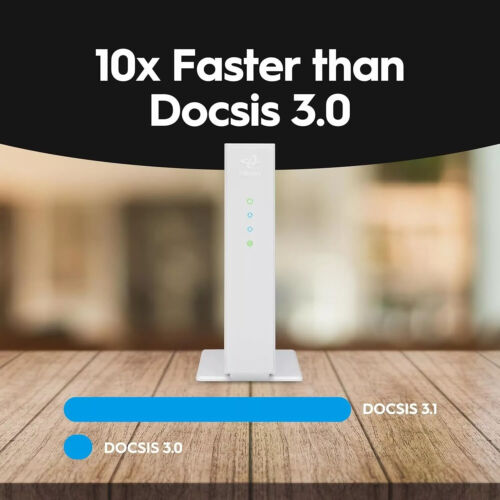 Hitron Coda56 2.5  Gbps Docsis 3.1 Modem Pairs W/wifi Router Ethernet Cable