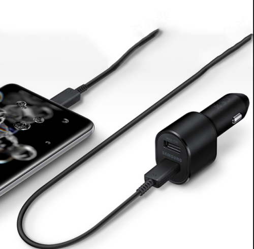 Official Samsung 45W 2 Ports Super Fast Charging Dual Car Charger with Cable - Image 4
