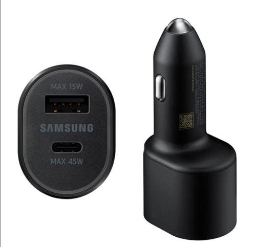 Official Samsung 45W 2 Ports Super Fast Charging Dual Car Charger with Cable - Image 5
