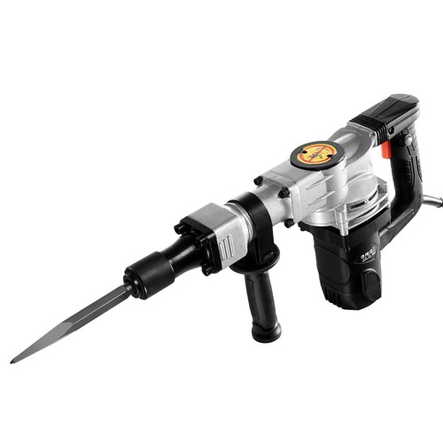Demolition Jack Hammer Concrete Breaker 1400W Hammer 2 Chisel Bit Black - Image 11