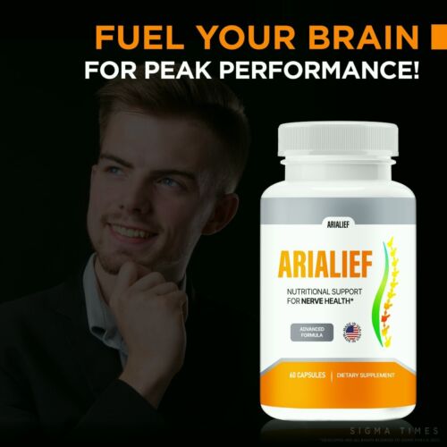Arialief Support for Nerve Health, Arialief Relief Capsules 60ct