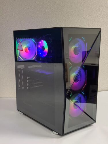 ARGB Gaming Desktop Computer i7 PC 64GB RAM 2TB SSD GTX 3050 W11P Custom Build