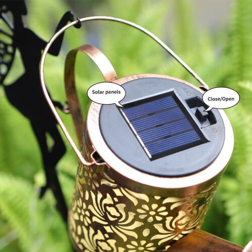 Solar Watering Can with Lights Large Hanging Waterproof Outdoor Garden Decor - Image 4