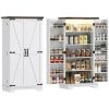 71″ Kitchen Pantry Cabinet with Drawer and Adjustable Shelf 71″ Kitchen Pantry Cabinet with Drawer and Adjustable Shelf