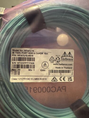 Nvidia InfiniBand MFA7U10-H030 98ft-Length 400Gbps Active Network Cable - Image 2