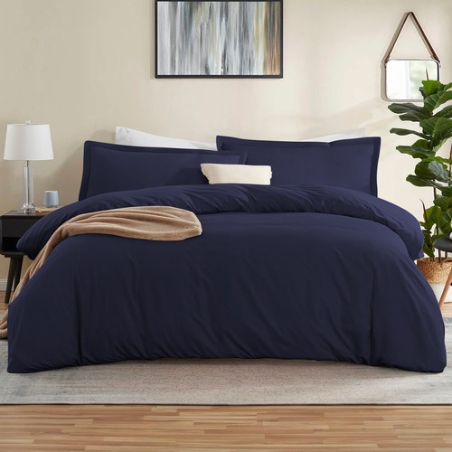 3 Piece Duvet Cover Bedding Set Luxury Comforter Cover Twin Full Queen King Size - Image 3