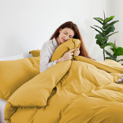 3 Piece Duvet Cover Bedding Set Luxury Comforter Cover Twin Full Queen King Size - Image 7