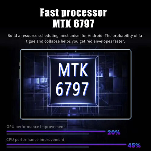 2025 Tablet Android 14 16GB +256GB Tablet PC Dual SIM 4G LTE 5G WiFi GPS Netflix - Image 10