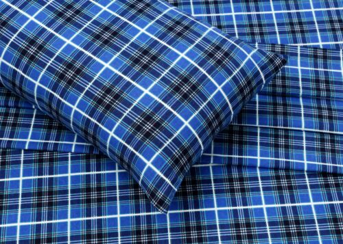 100% Cotton Flannel Sheet Set Deep Pockets Breathable Warm 170 GSM Cozy Soft - Image 12