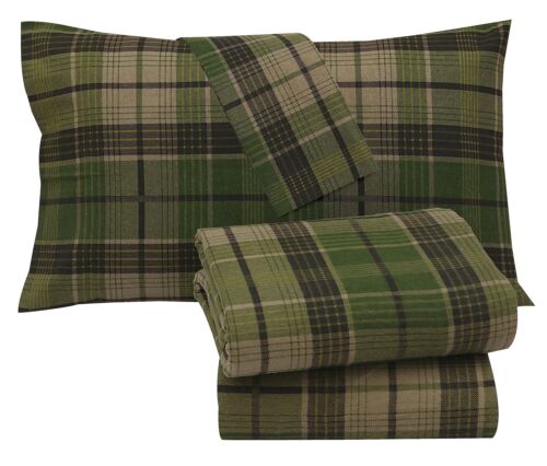 100% Cotton Flannel Sheet Set Deep Pockets Breathable Warm 170 GSM Cozy Soft - Image 21