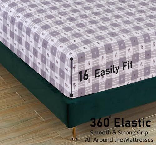 100% Cotton Flannel Sheet Set Deep Pockets Breathable Warm 170 GSM Cozy Soft - Image 103