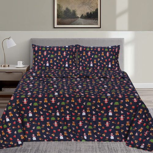 100% Cotton Flannel Sheet Set Deep Pockets Breathable Warm 170 GSM Cozy Soft - Image 132