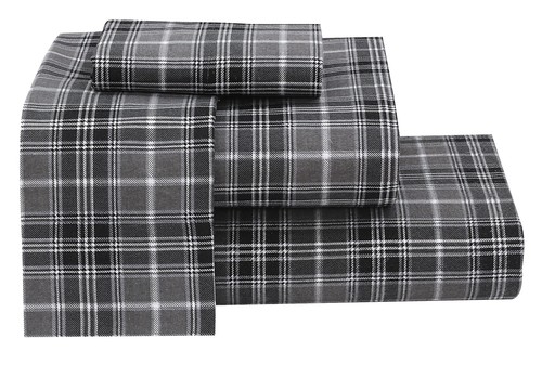 100% Cotton Flannel Sheet Set Deep Pockets Breathable Warm 170 GSM Cozy Soft - Image 243