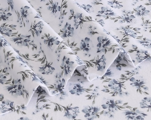 100% Cotton Flannel Sheet Set Deep Pockets Breathable Warm 170 GSM Cozy Soft - Image 250