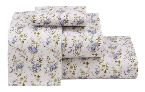 100% Cotton Flannel Sheet Set Deep Pockets Breathable Warm 170 GSM Cozy Soft - Image 327
