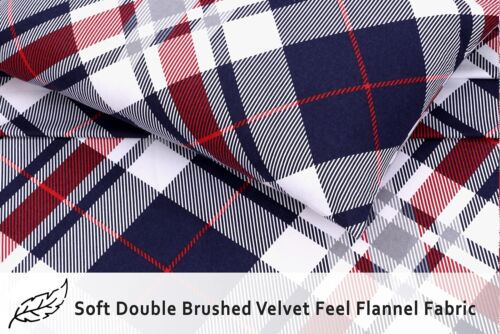 100% Cotton Flannel Sheet Set Deep Pockets Breathable Warm 170 GSM Cozy Soft - Image 355