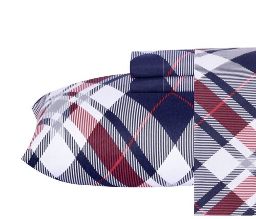 100% Cotton Flannel Sheet Set Deep Pockets Breathable Warm 170 GSM Cozy Soft - Image 357