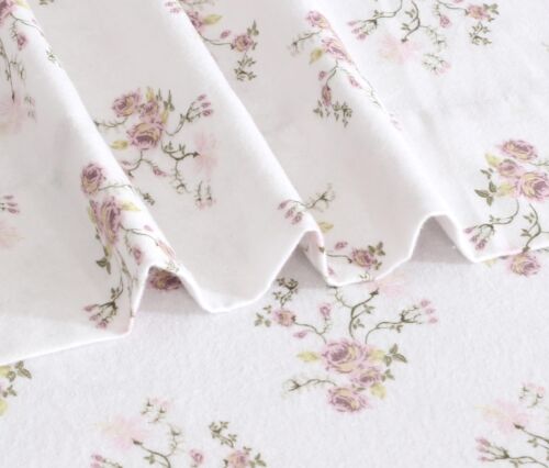 100% Cotton Flannel Sheet Set Deep Pockets Breathable Warm 170 GSM Cozy Soft - Image 382