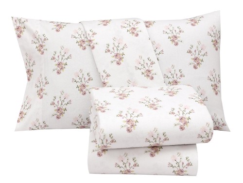 100% Cotton Flannel Sheet Set Deep Pockets Breathable Warm 170 GSM Cozy Soft - Image 383