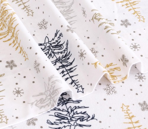 100% Cotton Flannel Sheet Set Deep Pockets Breathable Warm 170 GSM Cozy Soft - Image 390