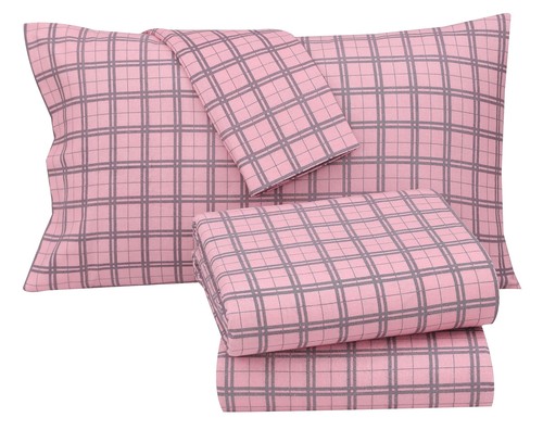 100% Cotton Flannel Sheet Set Deep Pockets Breathable Warm 170 GSM Cozy Soft - Image 399