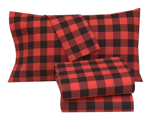 100% Cotton Flannel Sheet Set Deep Pockets Breathable Warm 170 GSM Cozy Soft - Image 405