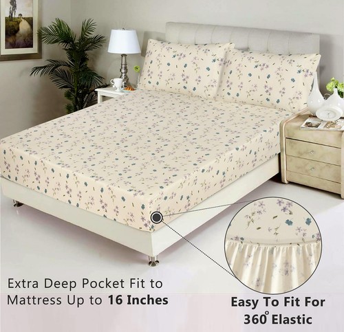 100% Cotton Flannel Sheet Set Deep Pockets Breathable Warm 170 GSM Cozy Soft - Image 427