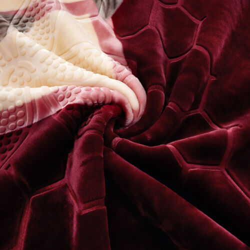 Heavy Thick Blanket Winter Warm Mink Bed Blankets Soft King size vintage 85x93 - Image 15