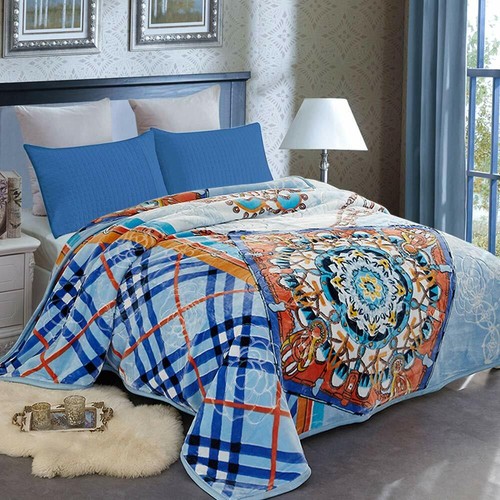 Heavy Thick Blanket Winter Warm Mink Bed Blankets Soft King size vintage 85x93 - Image 40