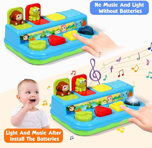 Music Light Pop Up Toy for Babies 6-18M, Toddlers 1-3Y, Montessori Gift - Image 3