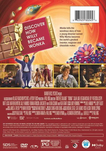 Wonka DVD Timothée Chalamet NEW - Image 6