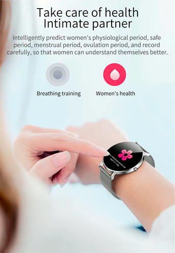 2025 Smart Watch for Women, Slim Waterproof Smartwatch, Bluetooth iPhone Samsung - Image 4