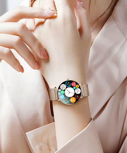 2025 Smart Watch for Women, Slim Waterproof Smartwatch, Bluetooth iPhone Samsung - Image 9