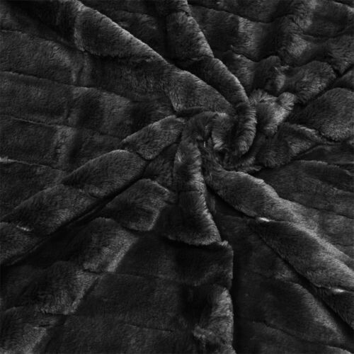 Super Soft Mink Throw Blanket Striped Design Cozy Warm Lightweight Gift Idea - Image 179