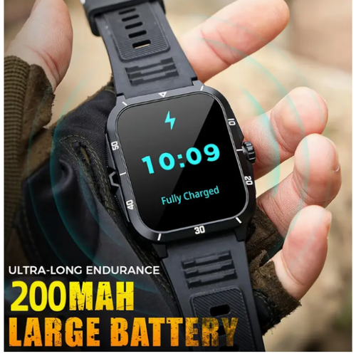 SMARTWATCH 1.96" 430mAh WATERPROOF BLUETOOTH Fitness for SAMSUNG/iPHONE for men - Image 14