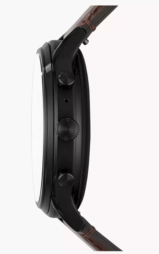 Fossil Gen 5 Smartwatch Carlyle HR Dark Brown Leather 44mm New Sealed Free Ship - Image 6