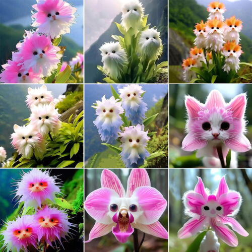 50pc Big Flower Faced Cat Orchid Seeds Are Full Of Fragrant Potted Garden Plants - Image 3