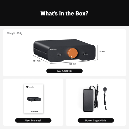Fosi Audio ZA3/ZD3 Fully Balance Desktop DAC Integrated Amplifier Converter US - Image 13