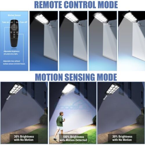 Commercial Solar Street Light Outdoor Dusk to Dawn For basketball court Garden - Image 13