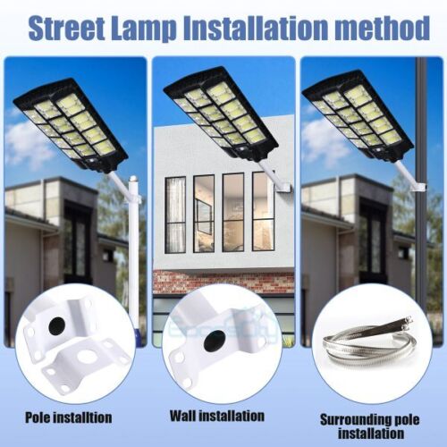 Commercial Solar Street Light Outdoor Dusk to Dawn For basketball court Garden - Image 17