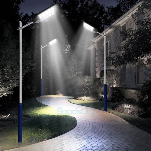 Commercial Solar Street Light Outdoor Dusk to Dawn For basketball court Garden - Image 33